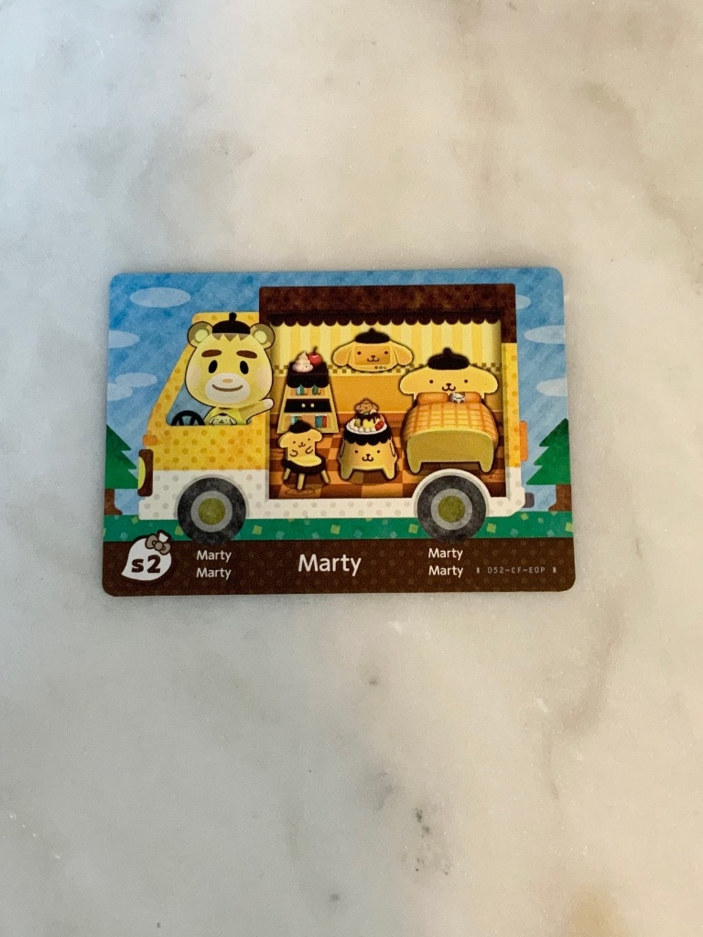 s2 Sanrio collaboration Animal Crossing Welcome Amiibo Card Marty mint unscanned